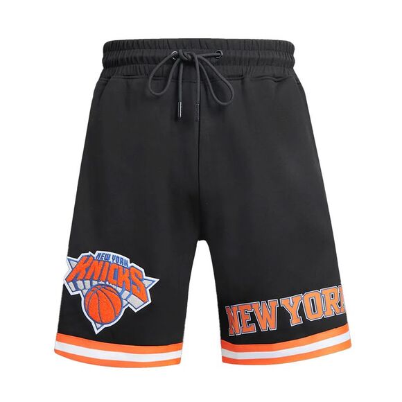 Pro Standard NBA New York Knicks Men's Black Classic Chenille Shorts BNK351921